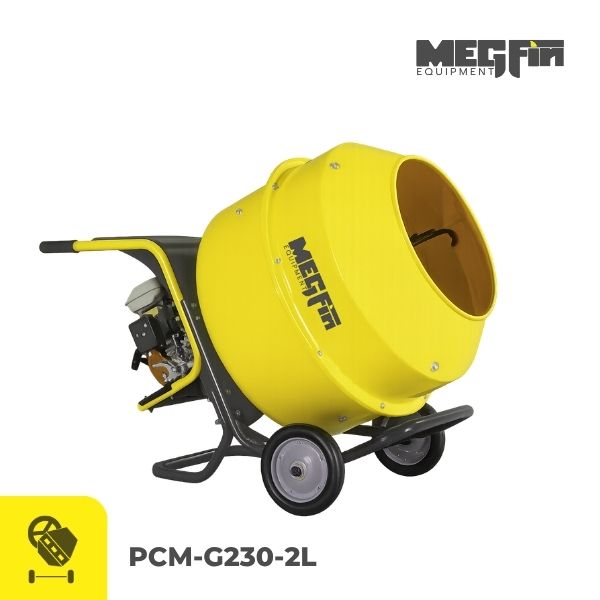 MEGFIN PORTABLE CONCRETE MIXER PCM-G230-2L